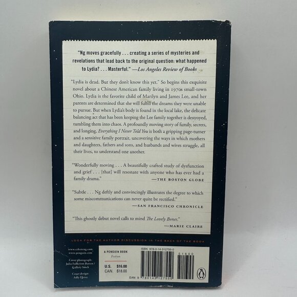 Everything I Never Told You By Celeste Ng Paperback 2015 Edition - Picture 2 of 3